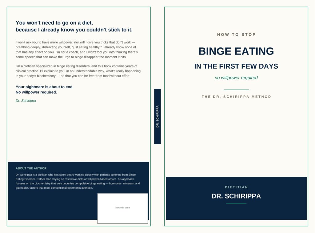 how to stop binge eating book cover dr schirippa